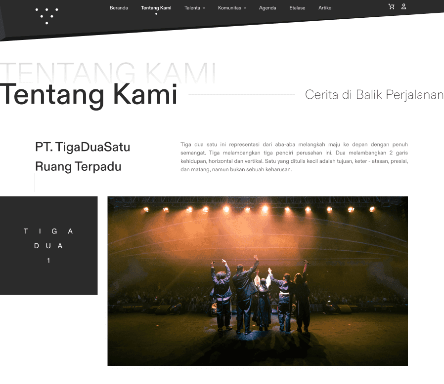 Tiga Dua Satu Website